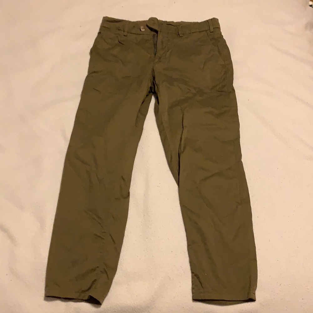 Suit Supply - Men's Chino's - 32 - Olive Green
